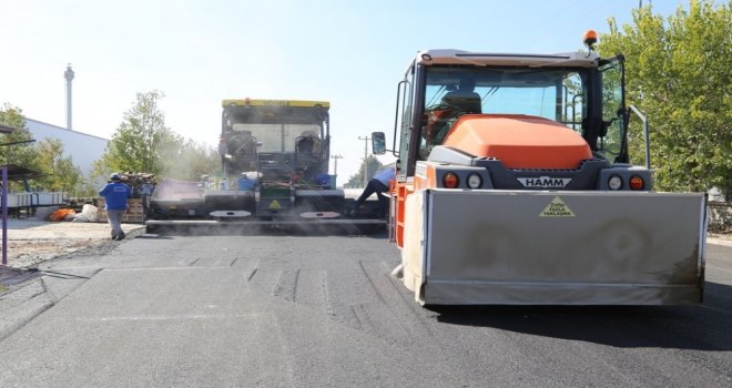 Ereğli Belediyesi Osbde Asfalt Çalışmalarına Devam Ediyor