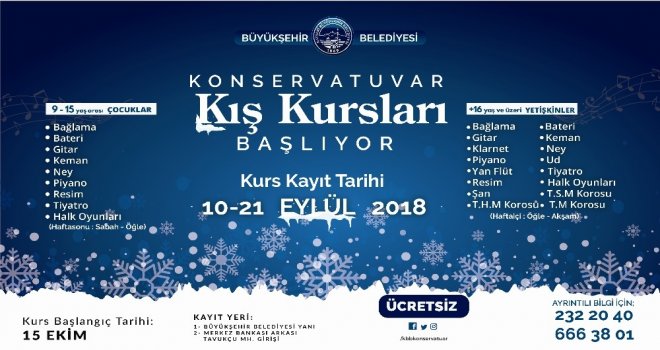 Büyükşehir Konservatuvarına Kayıtlar Başladı