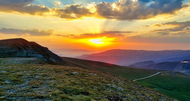 Zigana Dağında Eşsiz Günbatımı Manzaraları