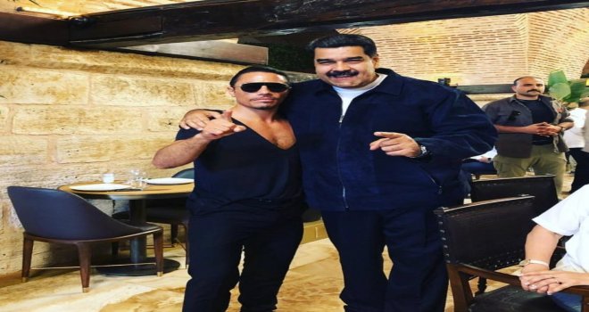 Venezuela Devlet Başkanı Maduro, Nusr-Ette Yemek Yedi