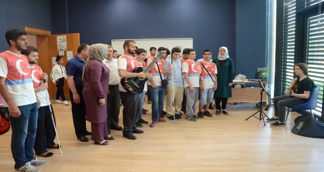 Engelsiz Hobi Kurslarına Misafir Oldular