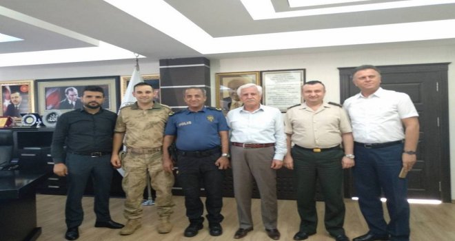 Başkan Toprak İle Vedalaştılar