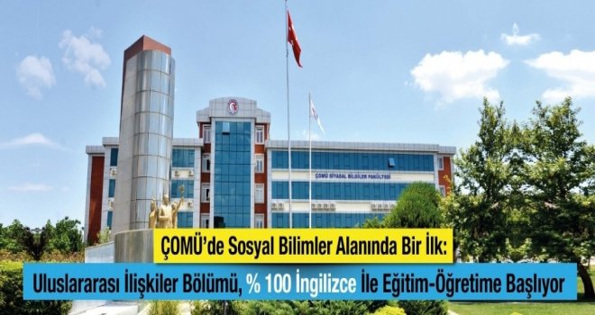 Çomüde Sosyal Bilimler Alanında Bir İlk