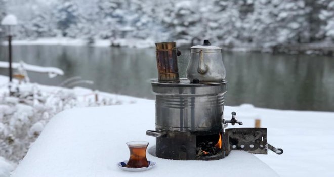 Karla Birlikte Limni Gölü Eşsiz Bir Güzelliğe Kavuştu