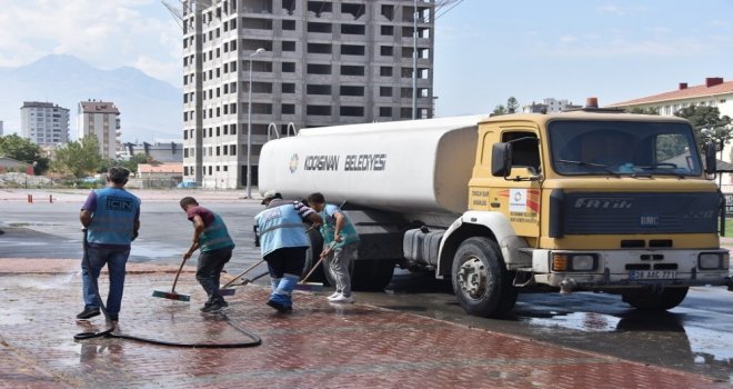 Kocasinanda Temizlik İçin Tüm İmkanlar Seferber Edildi
