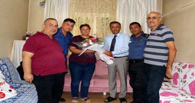 Başkan Pamuk, Şehit Ailelerini Ziyaret Etti