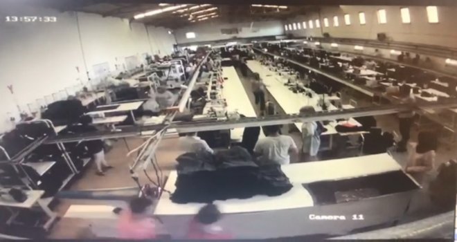 Çalışanların Selden Kaçış Anı Kameralara Yansıdı