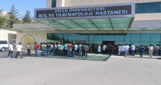 Diyarbakırda Doktora Şiddet Kınandı