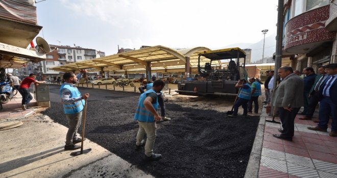 Karaköy Pazar Yerinde Çalışmalar Tamamlanıyor