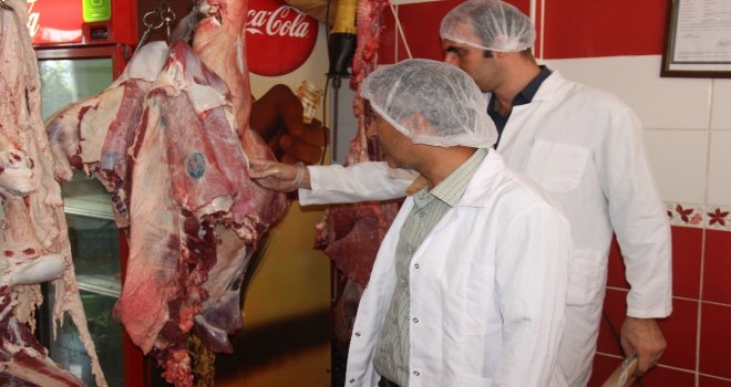 Samandağda Kasaplar Denetleniyor