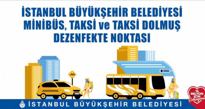 İBB'DEN DÜZENLİ DEZENFEKTE