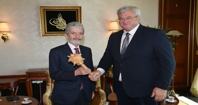 Başkan Tunaya Büyükelçilerden Ziyaret