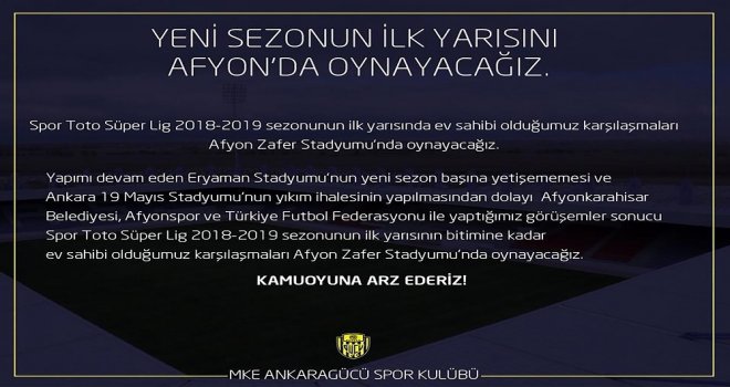 (Özel Haber) Mke Ankaragücü Taraftarından Stat Tepkisi