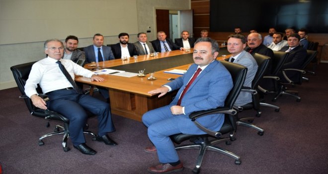 Ak Parti Karabük Teşkilatı, Şahin Ve Ceylan İle Fikir Alışverişinde Bulundu