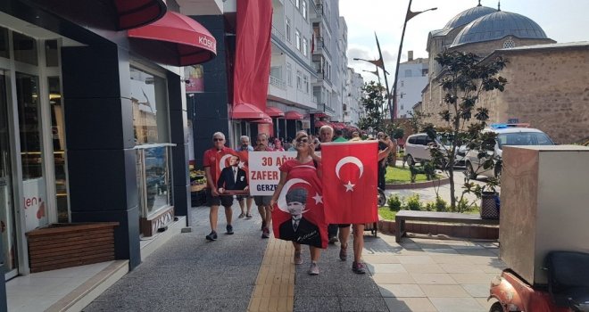 30 Ağustos Zafer Bayramı İçin 41 Km Yürüdüler