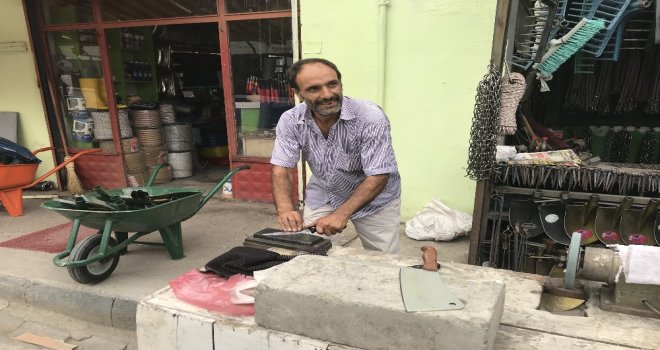 Bıçak Bileyicilerinin Bayram Mesaisi