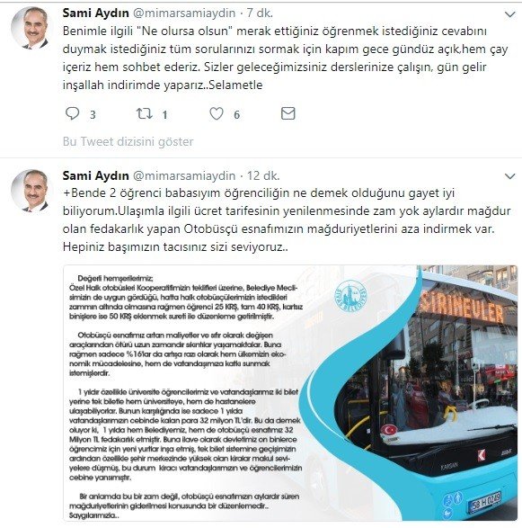 Kendini Eleştiren Gençlere, Başkandan  Çay Daveti