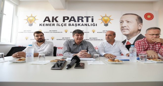 Başkan Türel, Kemer Teşkilatıyla Bir Araya Geldi