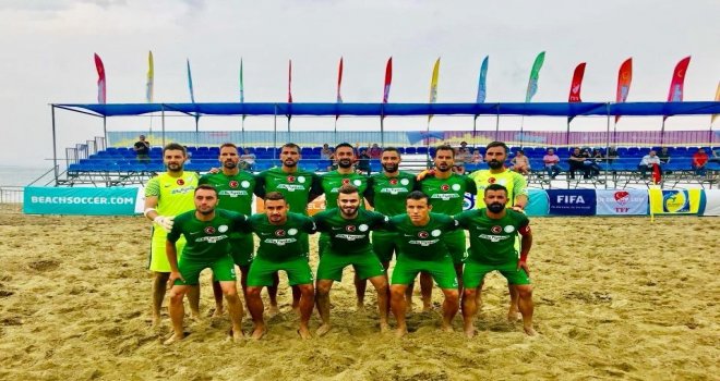 Erciş Belediye Spor Plaj Futbol Takımı Türkiye Şampiyonu Oldu