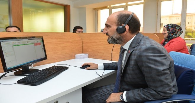 Başkanın Çağrı Merkezi Mesaisi