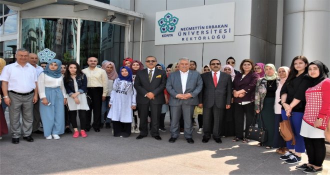 Iraktan Gelen Başarılı Öğrenciler Neüde İncelemelerde Bulundu