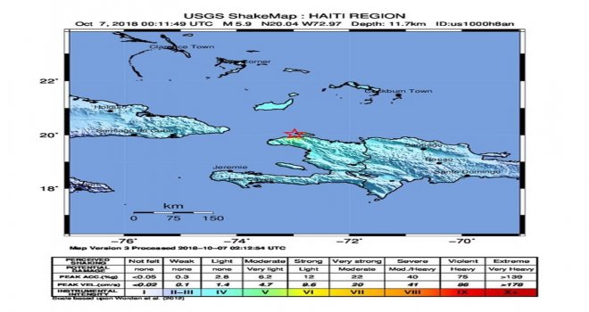 Haitideki Depremde 11 Kişi Hayatını Kaybetti