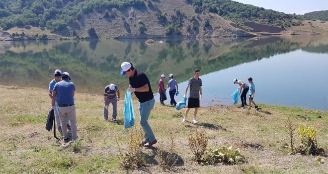 Hocalar Devlethan Barajı Çevresinde Temizlik Çalışması