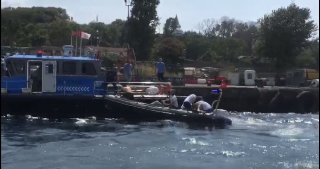 (Özel) Sarayburnu Sahilinde Can Pazarı Kamerada: 1 Ölü