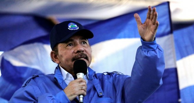 Nikaragua Cumhurbaşkanı Ortega Abdye Rest Çekti