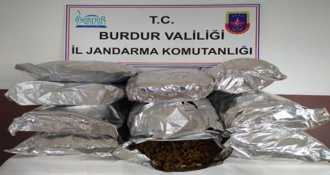 Burdurda 50 Kilo 340 Gram Uyuşturucu Ele Geçirildi