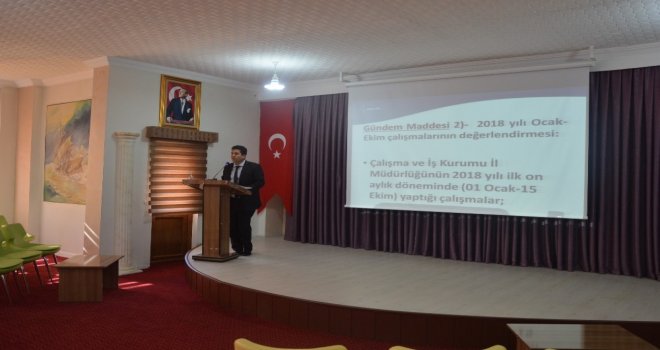 Bayburt İl İstihdam Ve Mesleki Eğitim Kurulu Toplandı