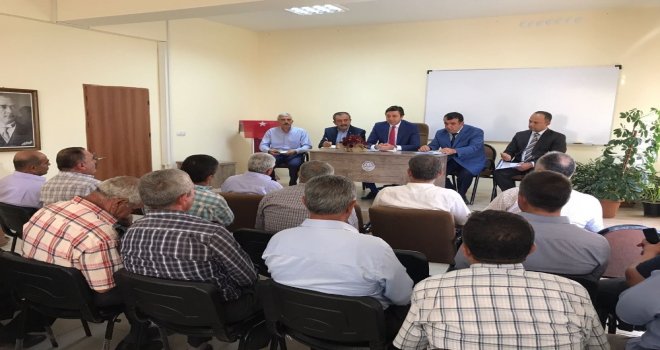 Ak Parti Milletvekili Mustafa Kedirli, Akpınar İlçesinde Muhtarları Dinledi