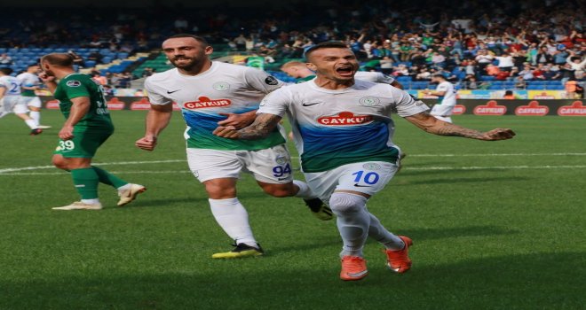 Spor Toto Süper Lig: Çaykur Rizespor: 1 - Atiler Konyaspor: 0 (İlk Yarı)