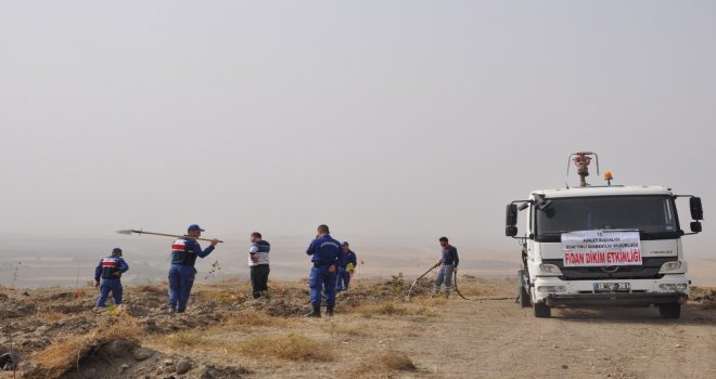 750 Adet Fidanı Toprakla Buluşturdular