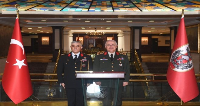Jandarma Genel Komutanı Çetinden Orgeneral Gülere Ziyaret