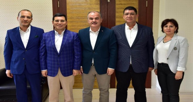 Akdeniz Belediyeler Birliği(Akbb) Heyeti Denizlide