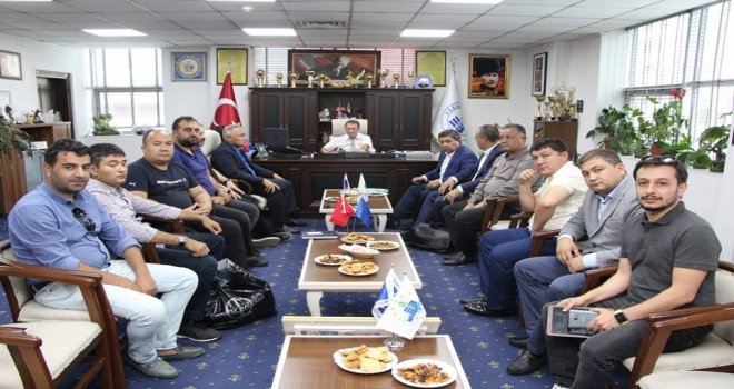 Saka, Özbek Misafirlerini Ağırladı