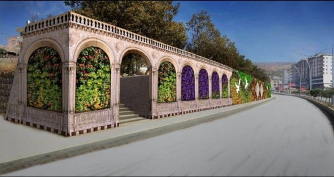 Şırnak Belediyesi “Dikey Bahçe” Projesine Başladı