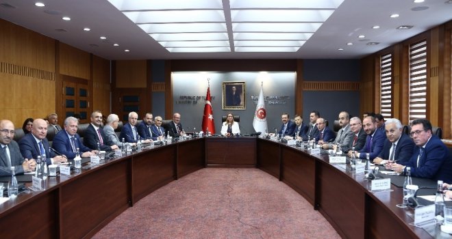 Ato Yönetimi Ticaret Bakanı Pekcanı Ziyaret Etti