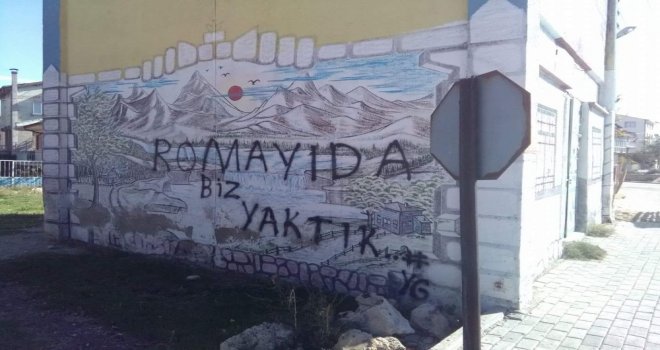 Bolvadinde Duvar Resimlerinin Karalanmasına Tepki