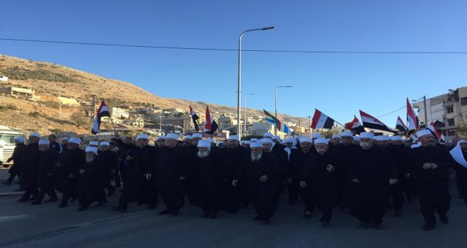 Suriyeliler, İsraildeki Seçimleri Protesto Etti