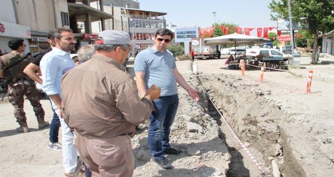 Kaymakam Kırlı Alt Yapı Çalışmaları Yerinde İnceledi