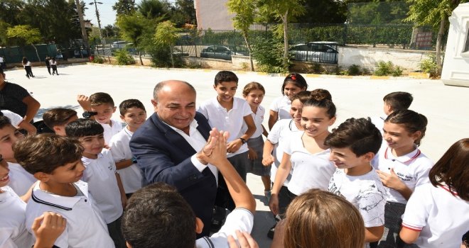 Başkan Hasan Arslandan İlk Gün Okul Ziyaretleri