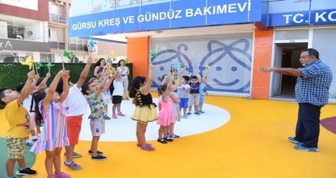 Kreş Öğrencilerine Ahşap Oyuncak Eğitimi