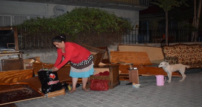 Kirasını Ödeyemeyen Kadın Sokağa Atıldı
