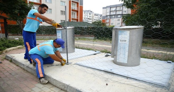 Nilüferde Yer Altı Çöp Konteynırları Yaygınlaşıyor