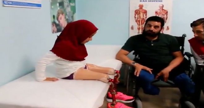 Suriyeli Maya Protezine Kavuştu