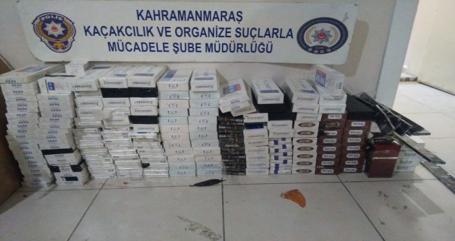 Kahramanmaraşta 2 Bin 705 Paket Kaçak Sigara Ele Geçirildi