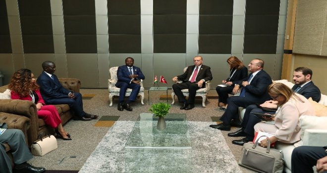 Cumhurbaşkanı Erdoğan Togo Ve Angola Cumhurbaşkanları İle Görüştü