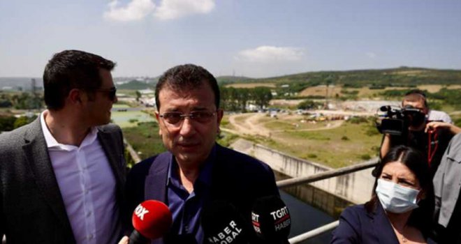 İMAMOĞLU, SAZLIDERE'DE 'BETON KANAL' GERÇEĞİNİ ANLATTI